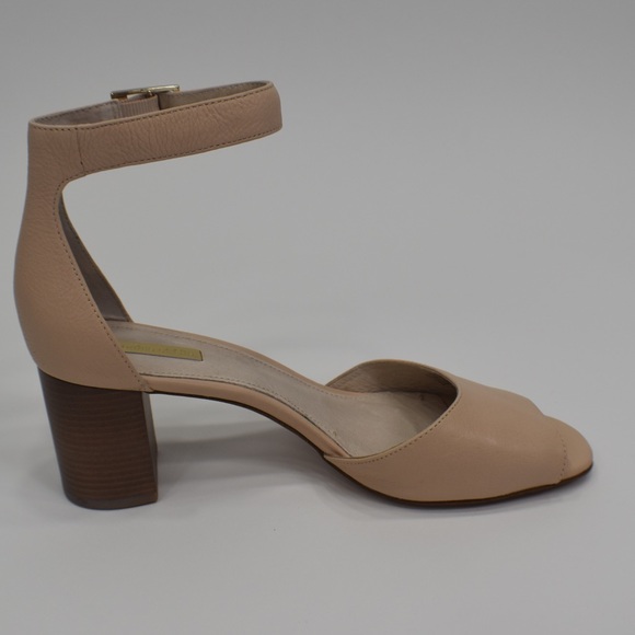 Louise Et Cie Kamisa Nude Leather Heels US 10M - Picture 5 of 13